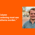 Daan Bos: "spatial planning should become an election issue"